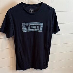 YETI Men's Navy Tee